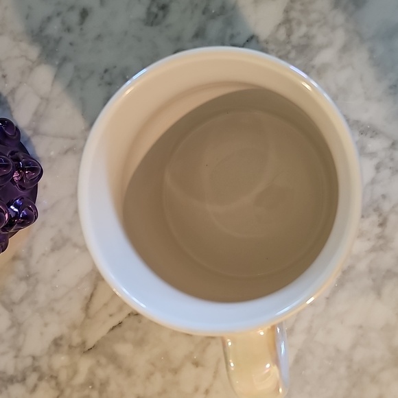 PINK Victoria's Secret Oversized Iridescent white Pearlized Mug 30 oz - Picture 8 of 12